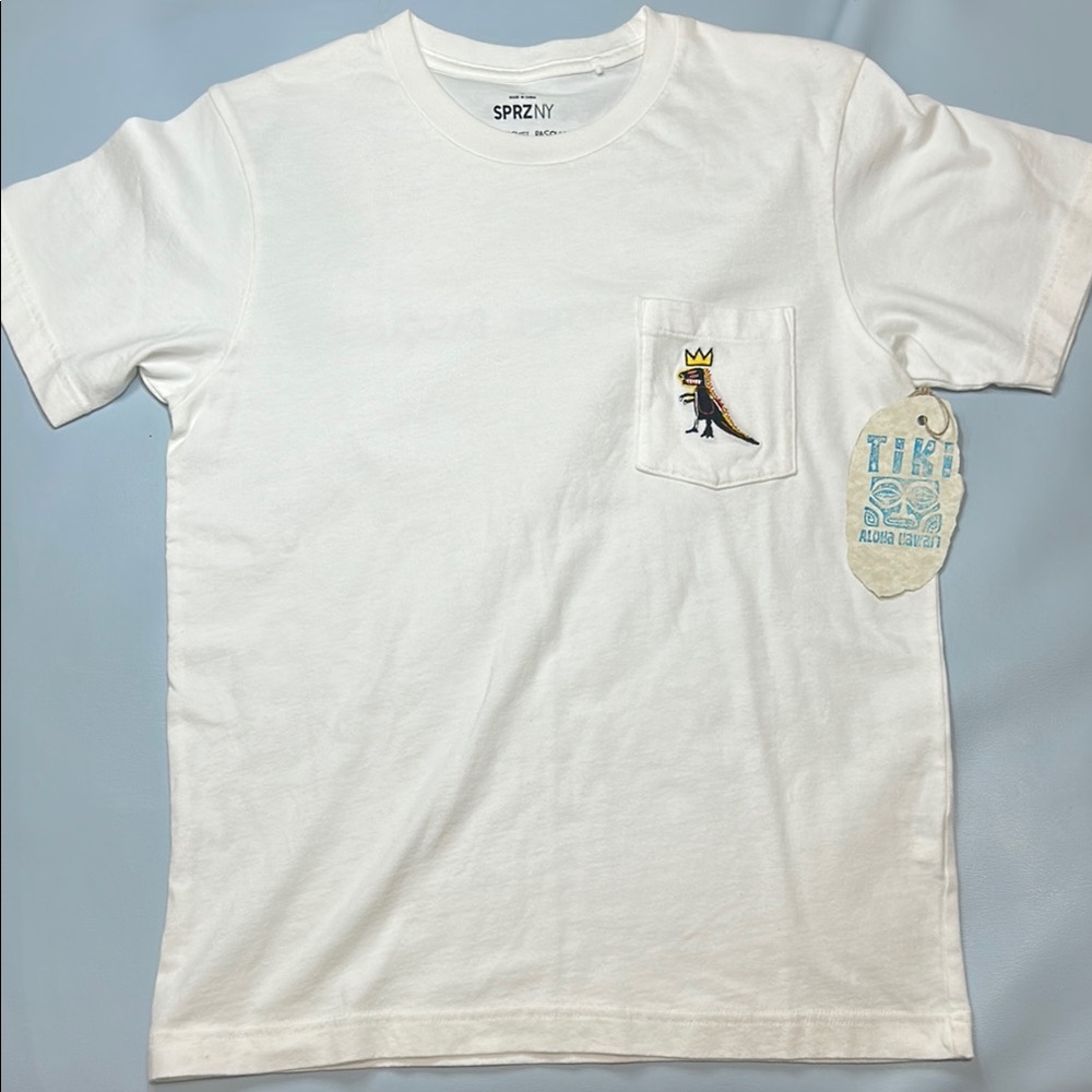 White Jean-Michel Basquiat SPRZ NY Uniqlo Small T-Shirt